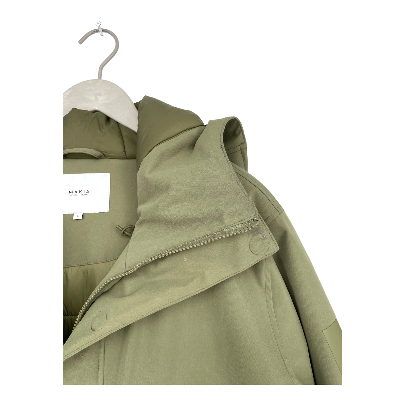 Makia winter jacket, green | man L