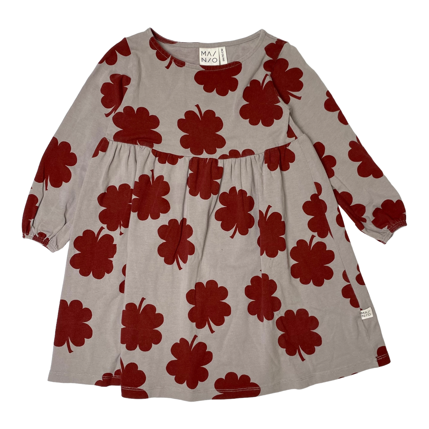 Mainio dress, clover | 86/92cm