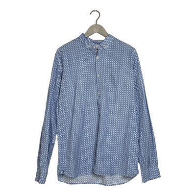 Knowledge Cotton cotton shirt, drops | man XL