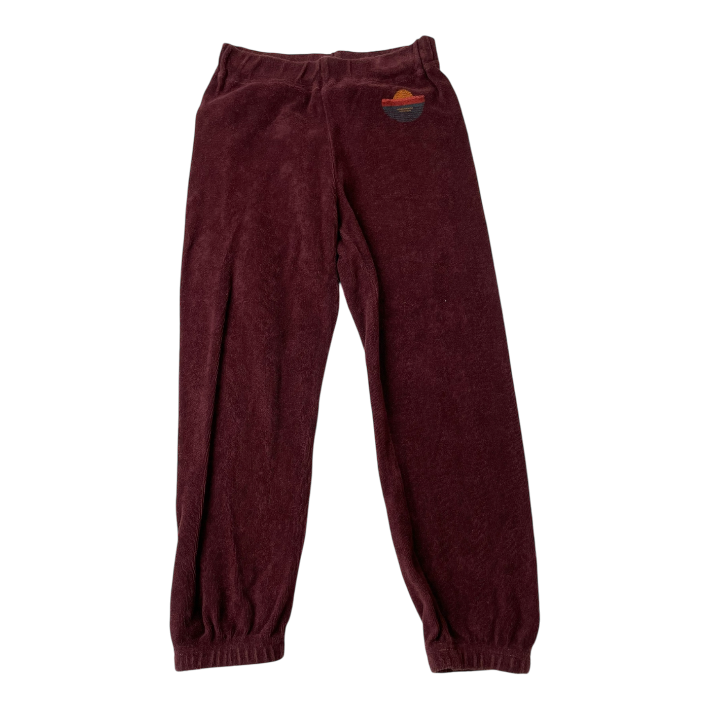 Mainio terry pants, dark brown | 110/116cm