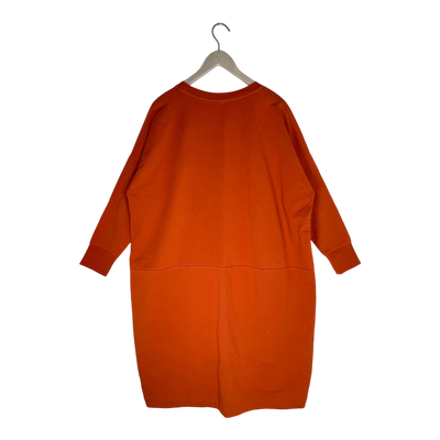 Papu giant split dress, burnt orange | woman XL