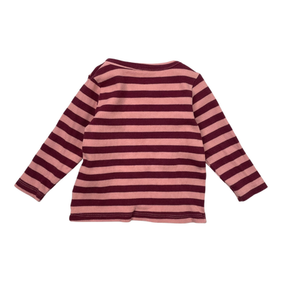 Mini Rodini rib shirt, stripes | 56/62cm