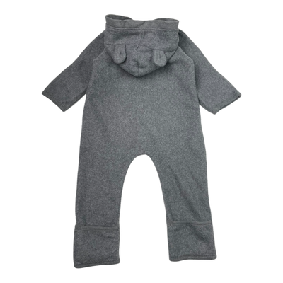 Molo fleece jumpsuit, grey | 68cm