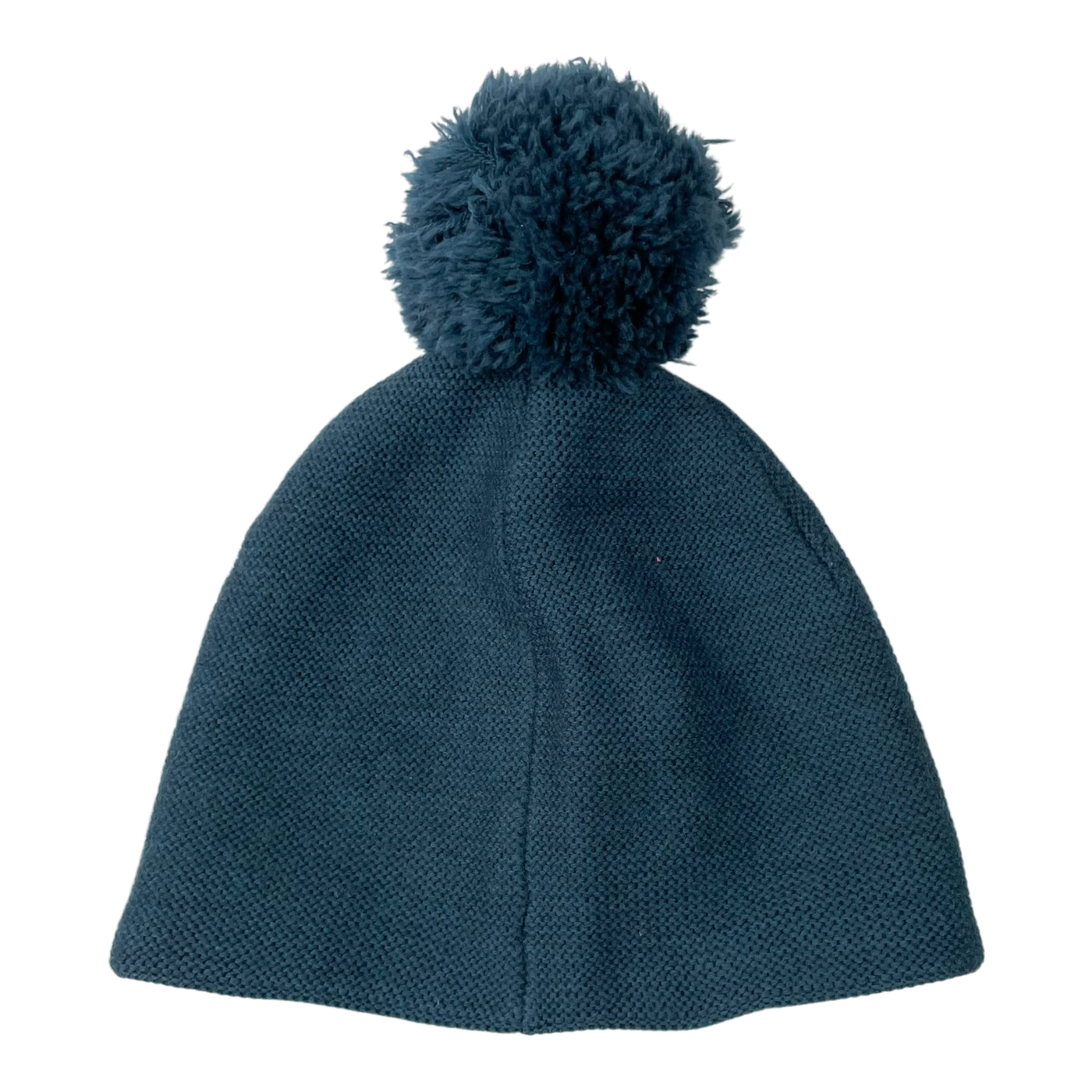 Metsola merino wool beanie with pom, teal | 7-8years