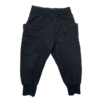 Gugguu sweatpants, black | 86cm