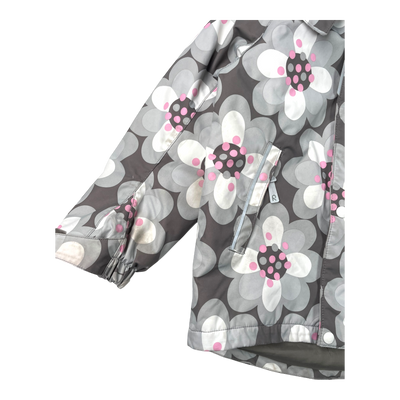 Reima winter jacket, flowers | 122cm