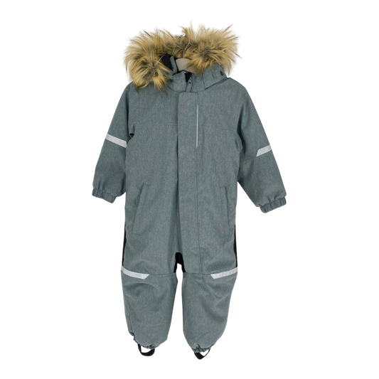 Polarn O. Pyret winter overall, teal blue | 92cm