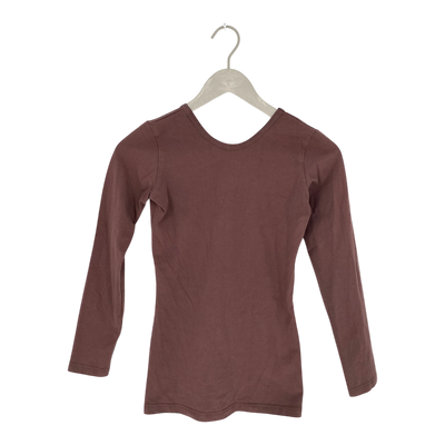 Kaiko cross shirt, brown | woman XS