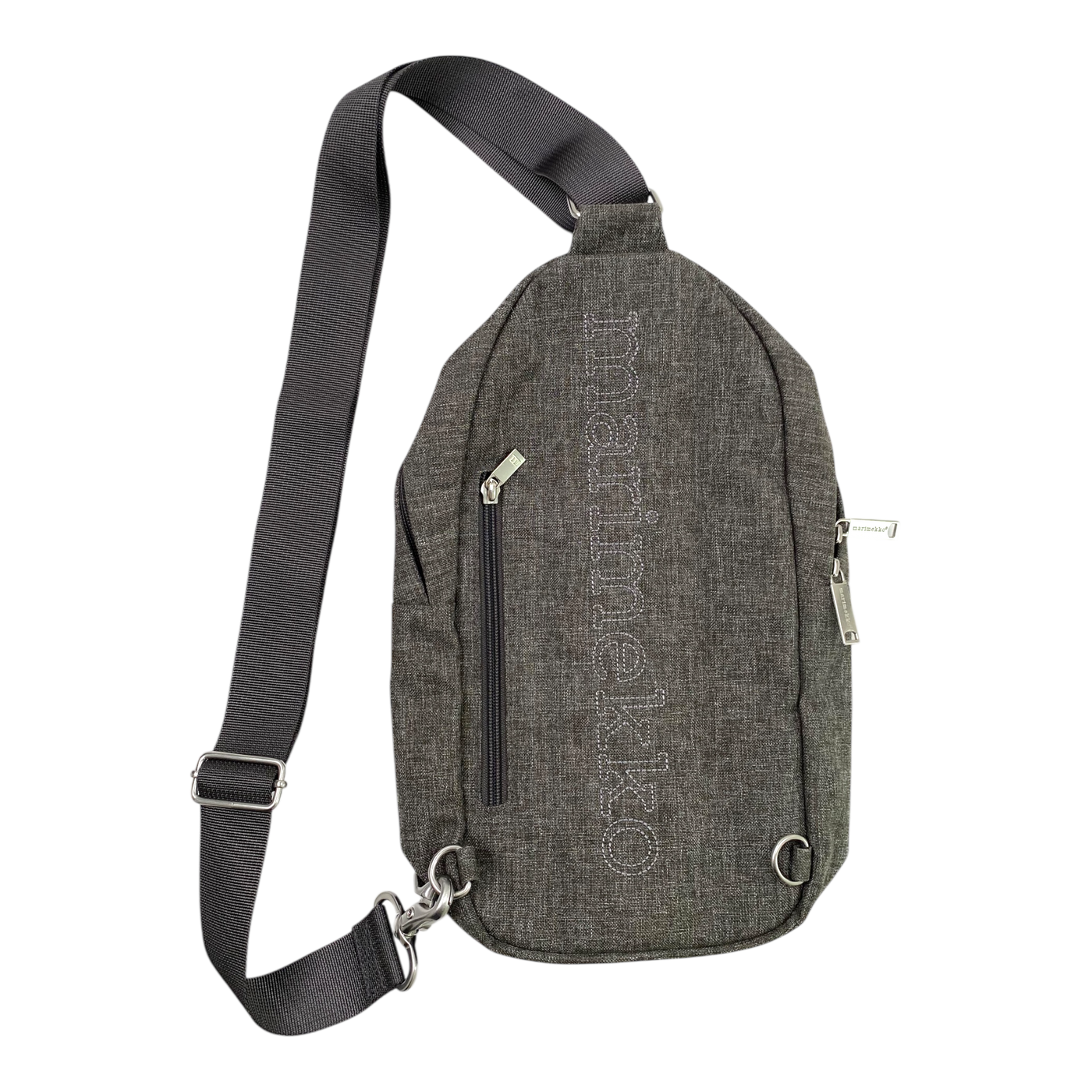 Marimekko kortteli crossbody bag, grey melange