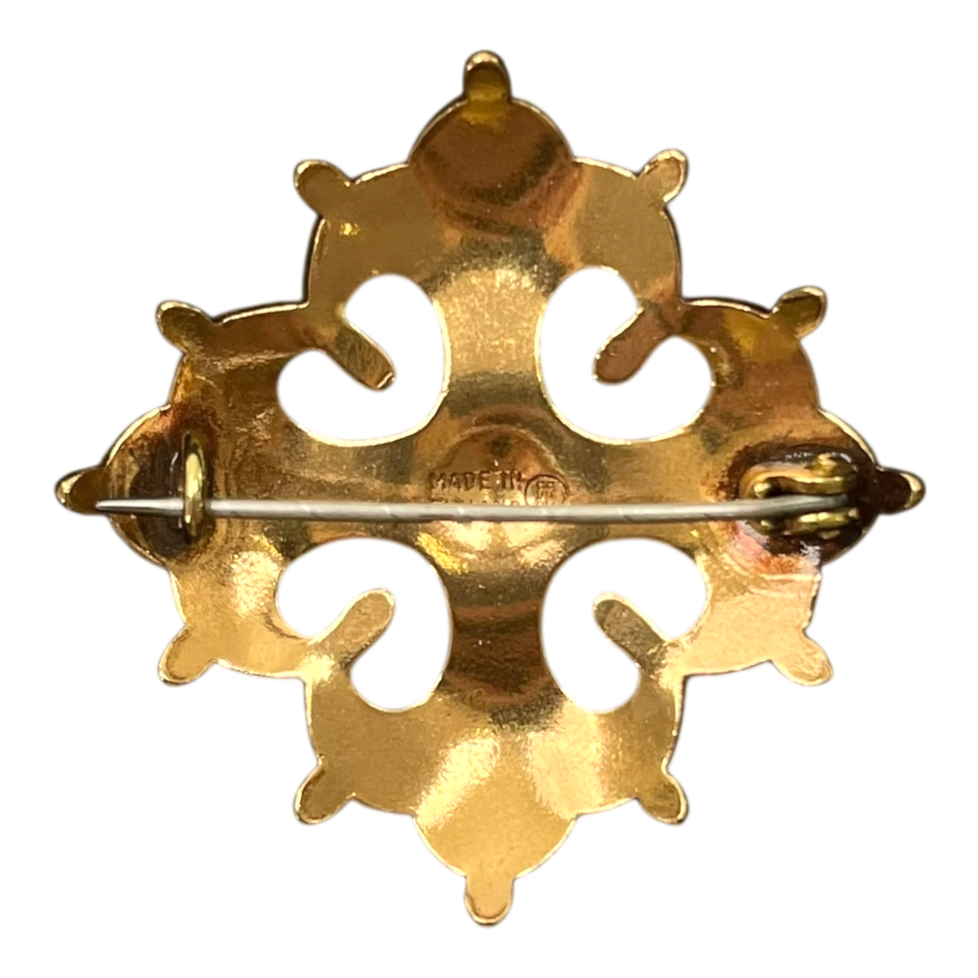 Kalevala Koru raja-karjalan risti brooch, bronze