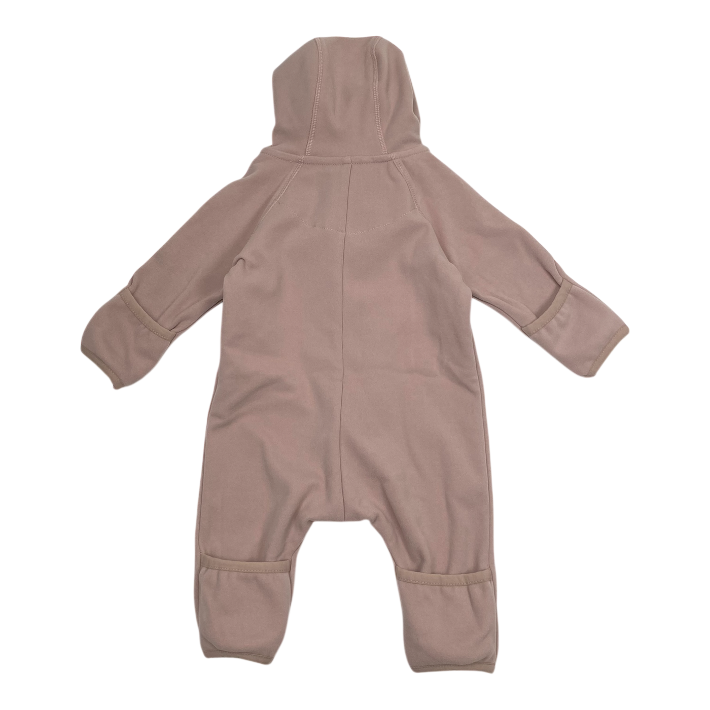 Mini A Ture matakua fleece jumpsuit, pink | 56cm