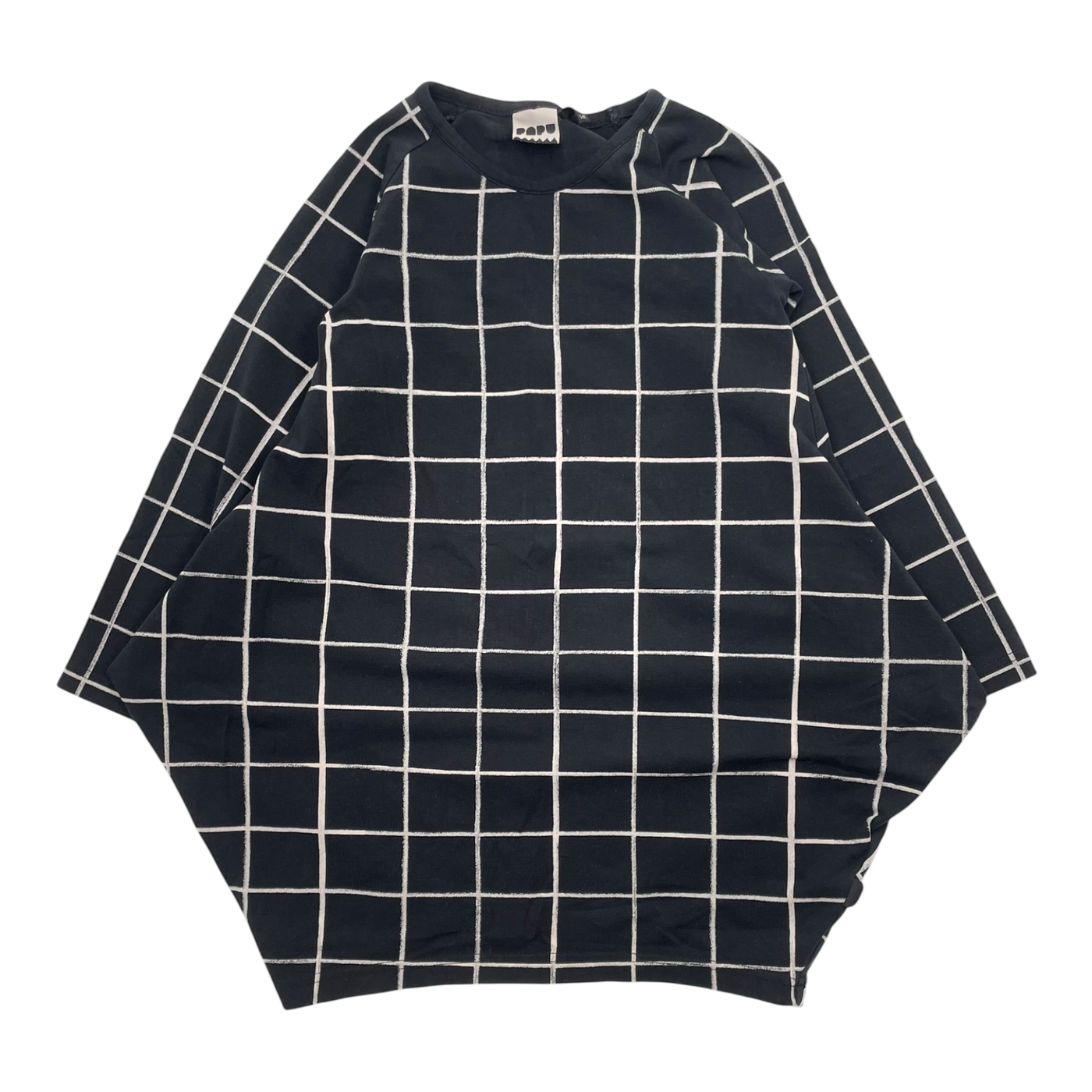 Papu kanto dress, squares | 110/116cm