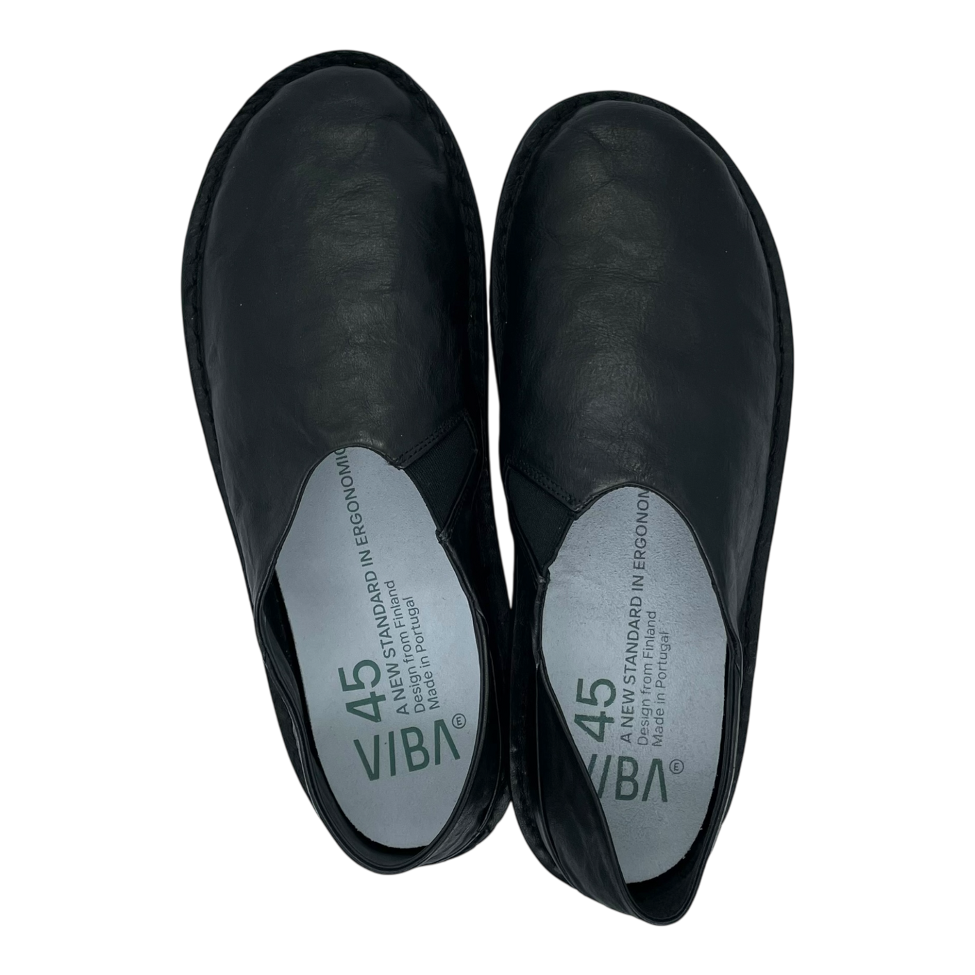 VIBAe Zuma leather shoes, preto black | 45