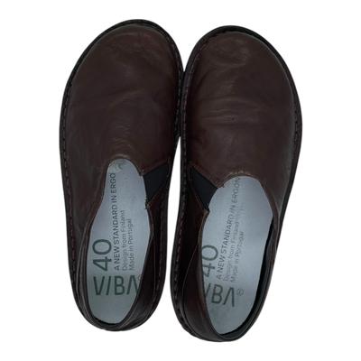 VIBAe Zuma leather shoes, cocoa brown | 40
