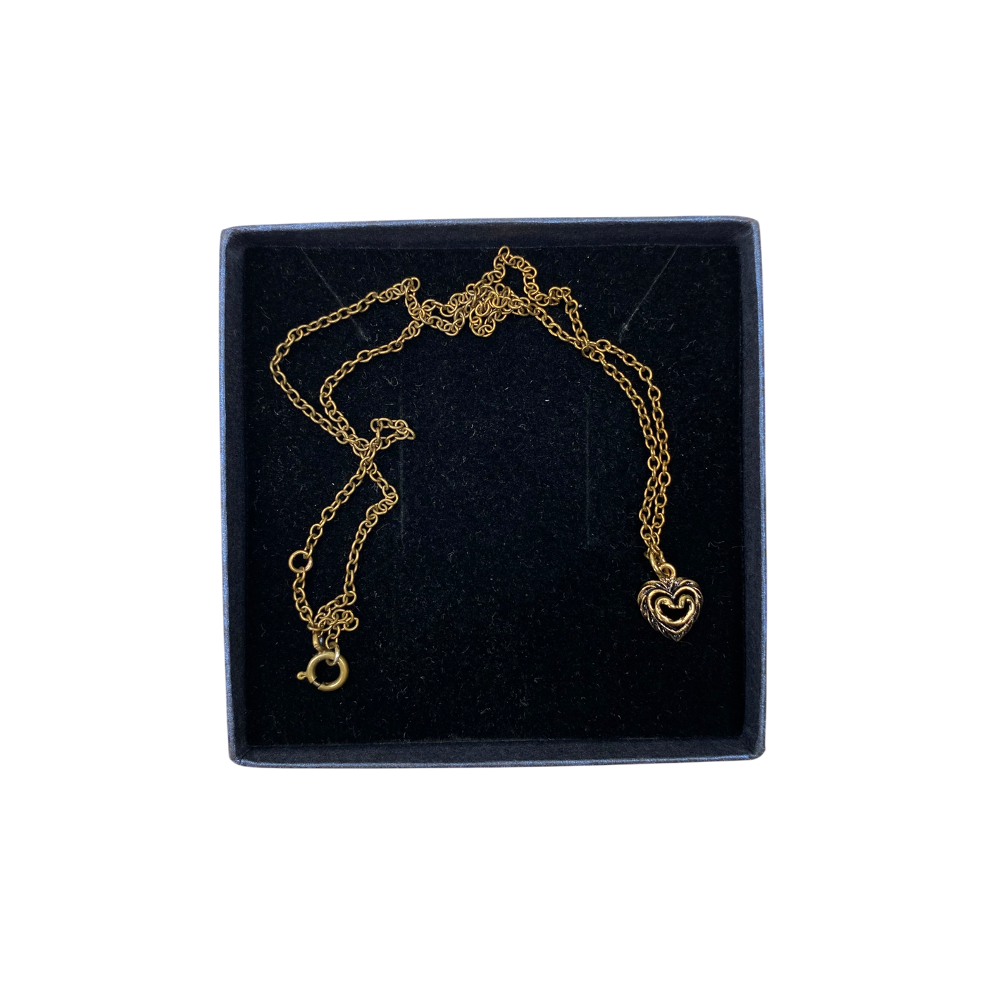 Kalevala Koru talon sydän necklace, bronze
