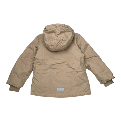 Mini A Ture matadyanko fleece lined winter jacket, wheat | 116cm