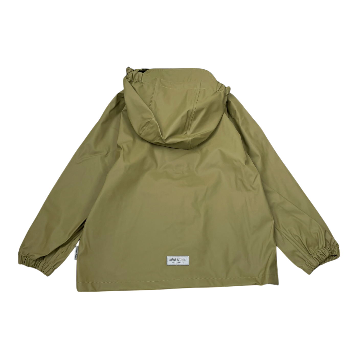 Mini A Ture matreinar rain jacket, olive green | 128cm