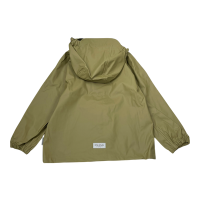 Mini A Ture matreinar rain jacket, olive green | 128cm