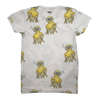 Blaa t-shirt, octopus | 122/128cm