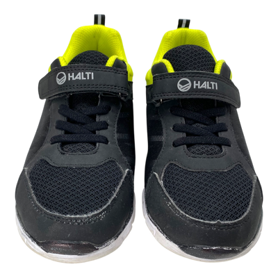 Halti sneakers, black/green | 36