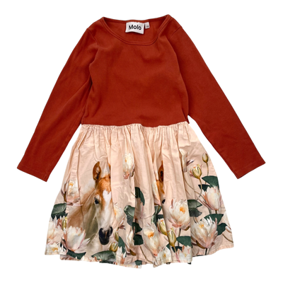 Molo Candi dress, horse | 104cm