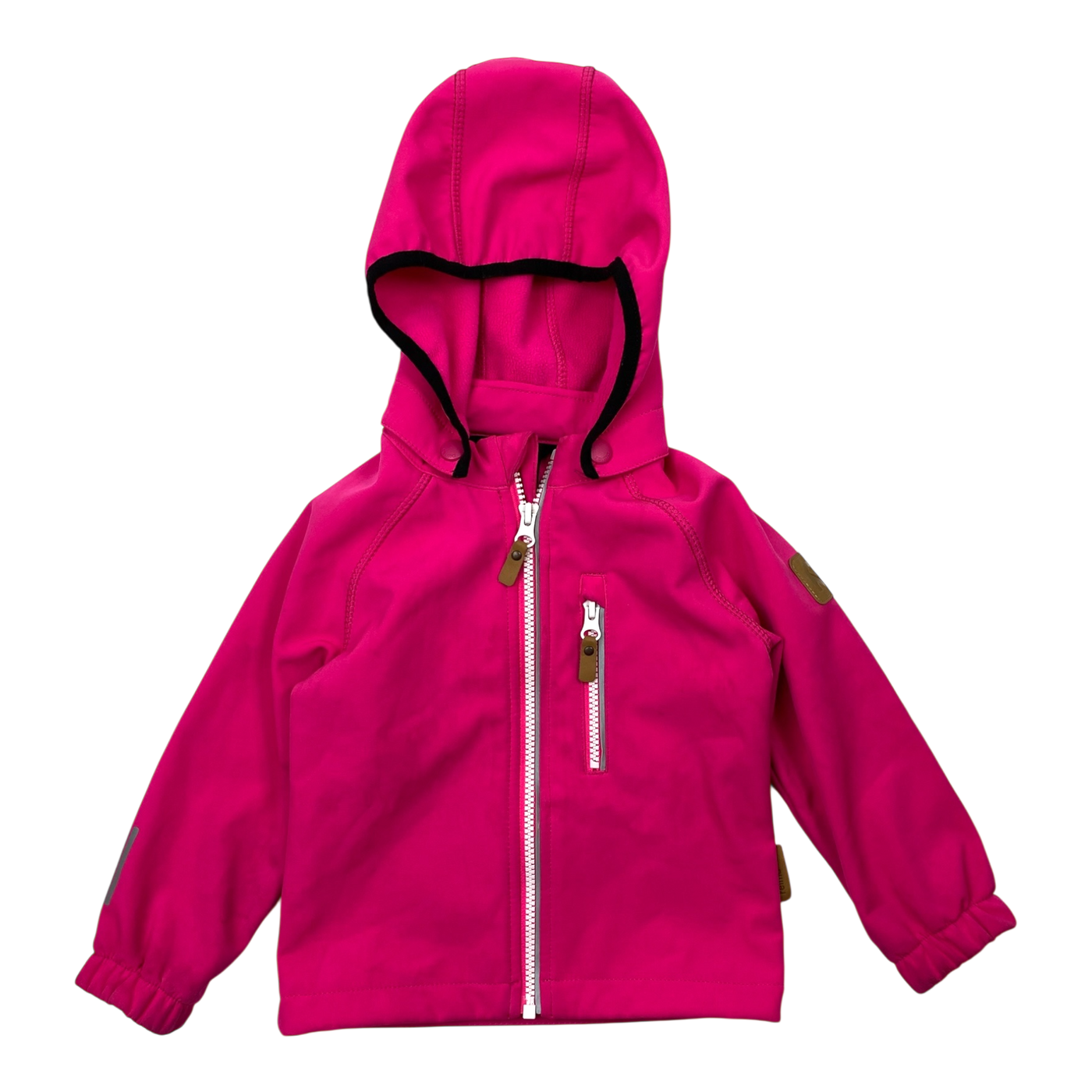 Reima vantti softshell jacket, bright pink | 86cm