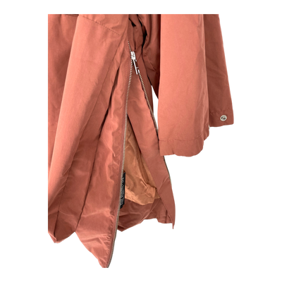 Embassy of Bricks and Logs visby coat, terracotta | woman S