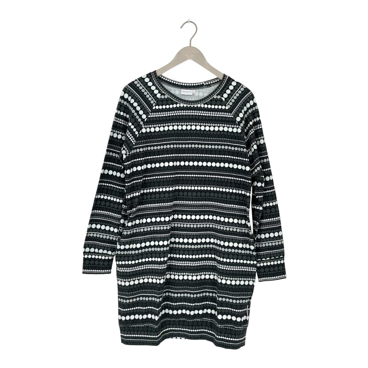 Versonpuoti tricot dress, dots  | woman L