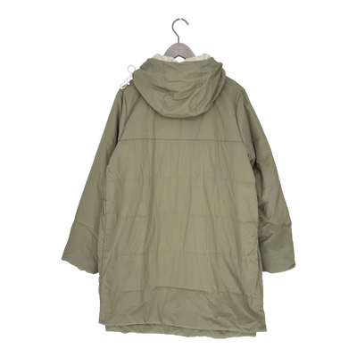 Embassy of Bricks and Logs largo puffer jacket, pale olive | unisex S