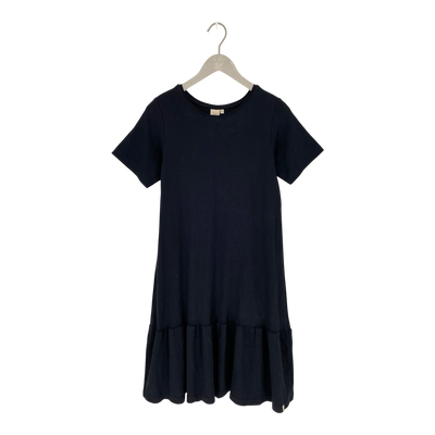 Kaiko ruffle t-shirt dress, black | woman XS