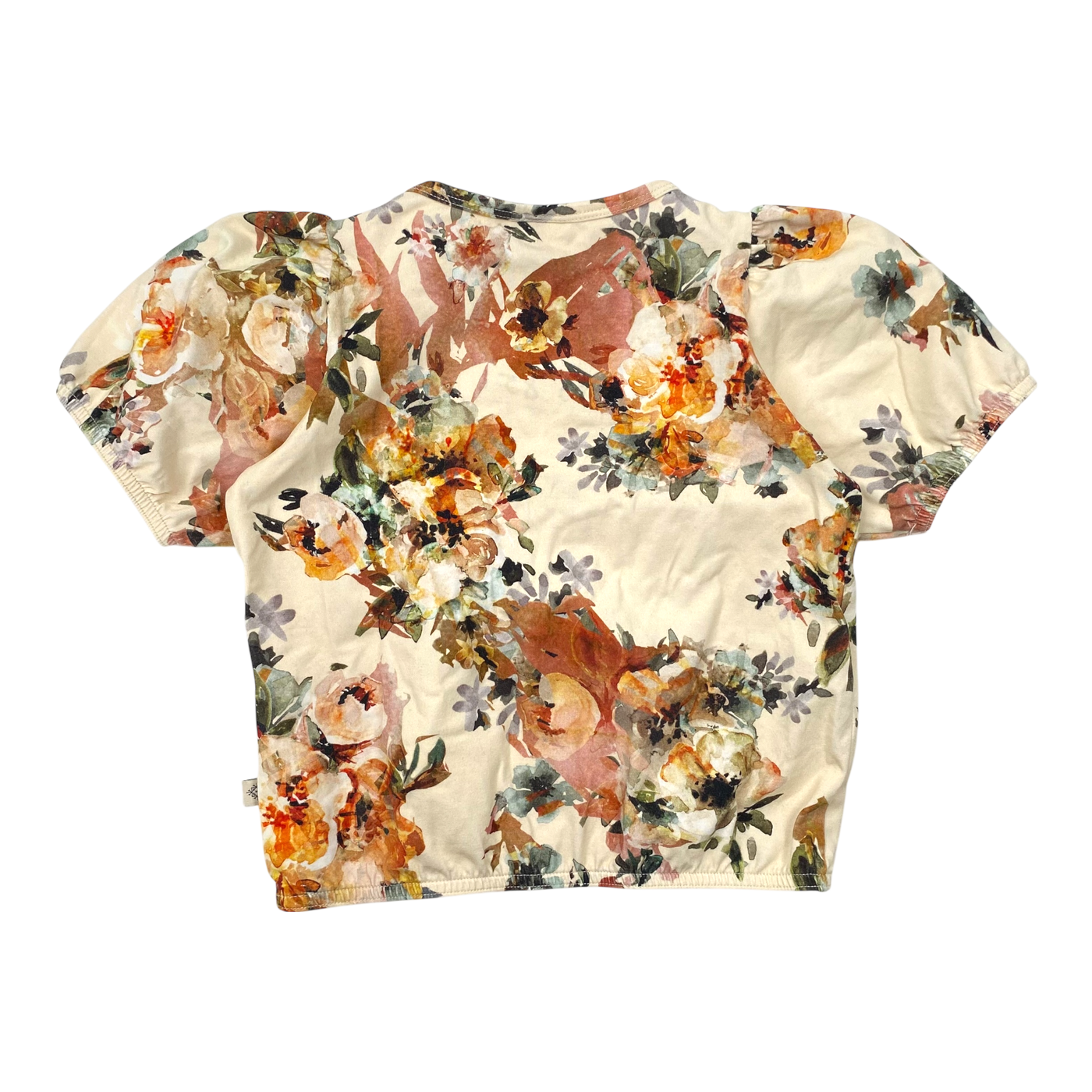 Kaiko puffy t-shirt, sunlight rose | 98/104cm