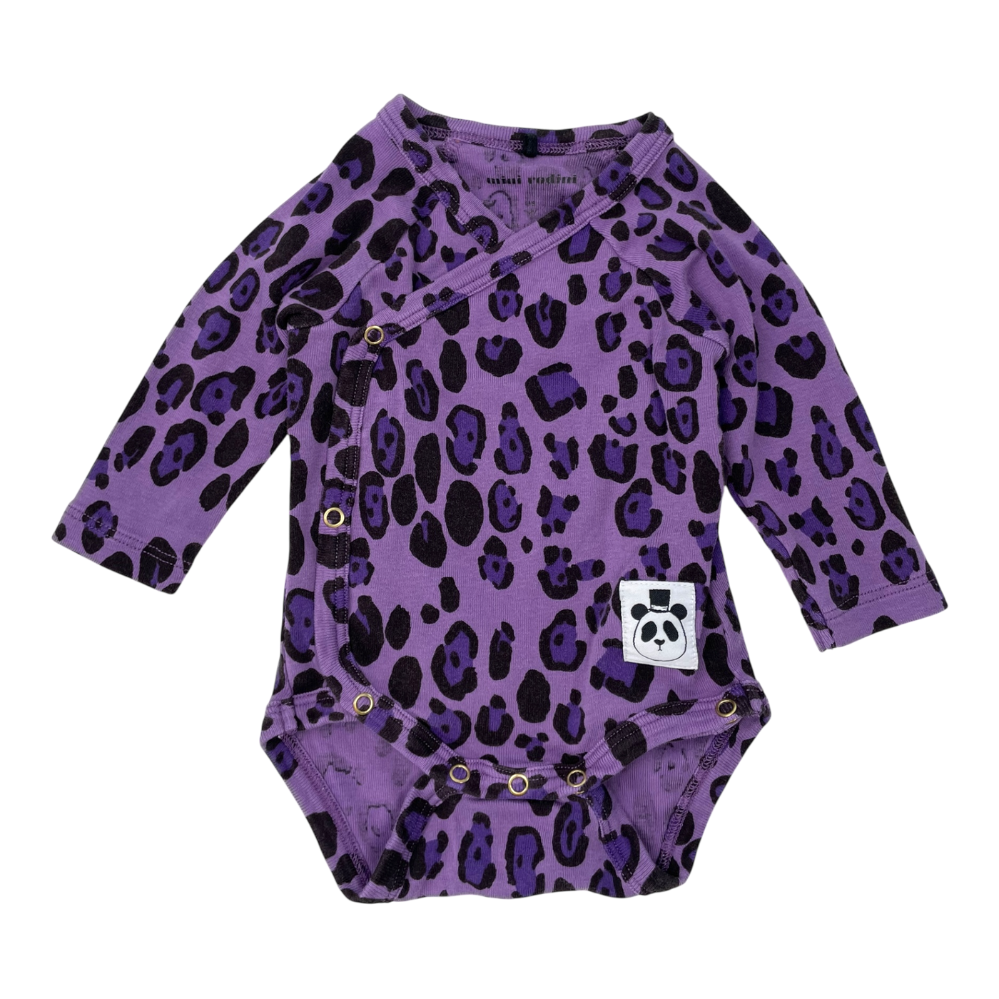 Mini Rodini Körper, lila Leopard | 56 cm