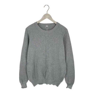 R-Collection knit shirt, grey | unisex S
