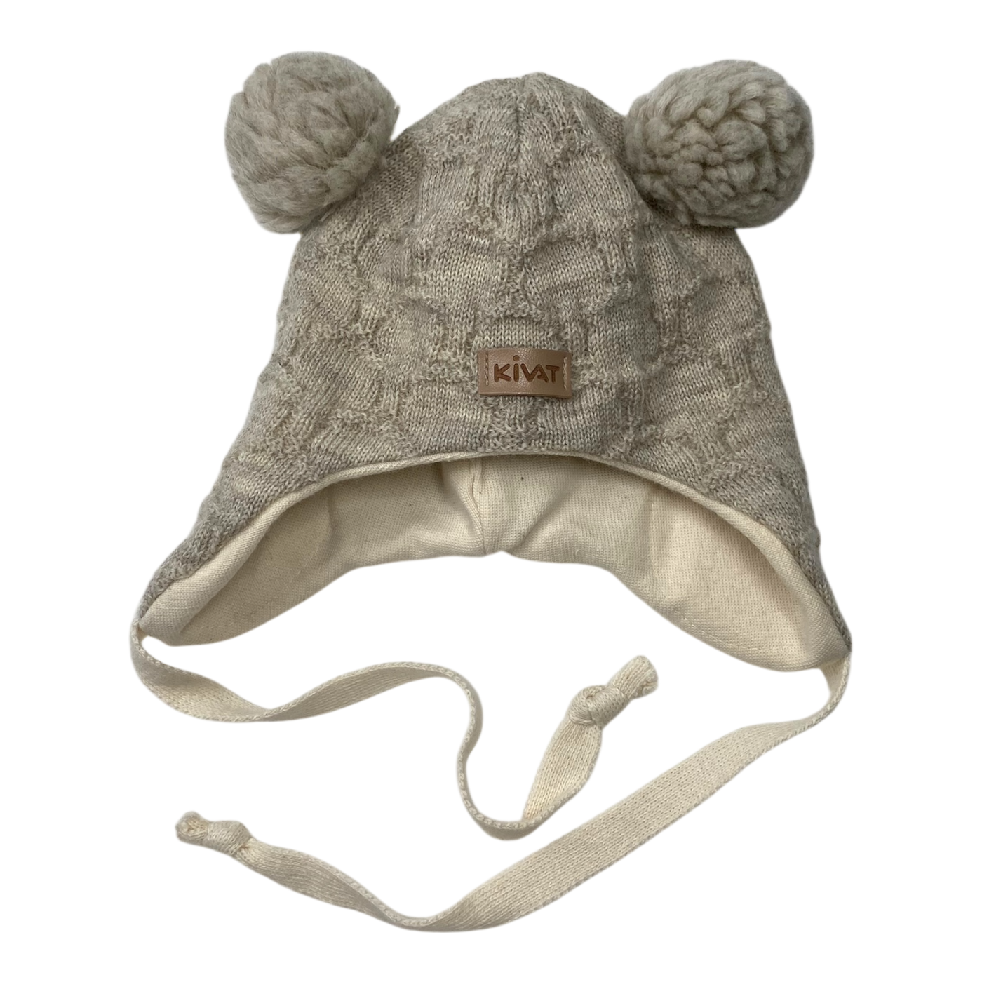 Kivat wool beanie, wheat | 0-6m