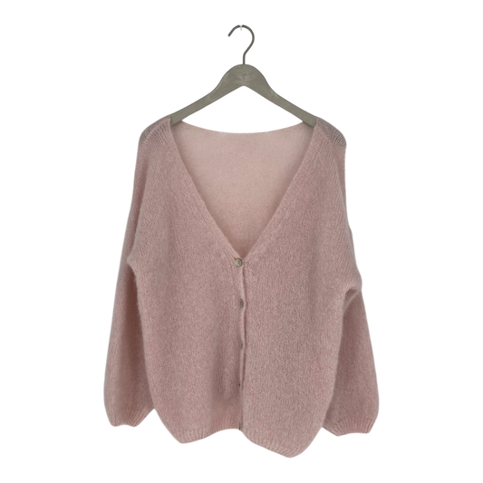 Americandreams cornelia mohair cardigan, light pink | woman M