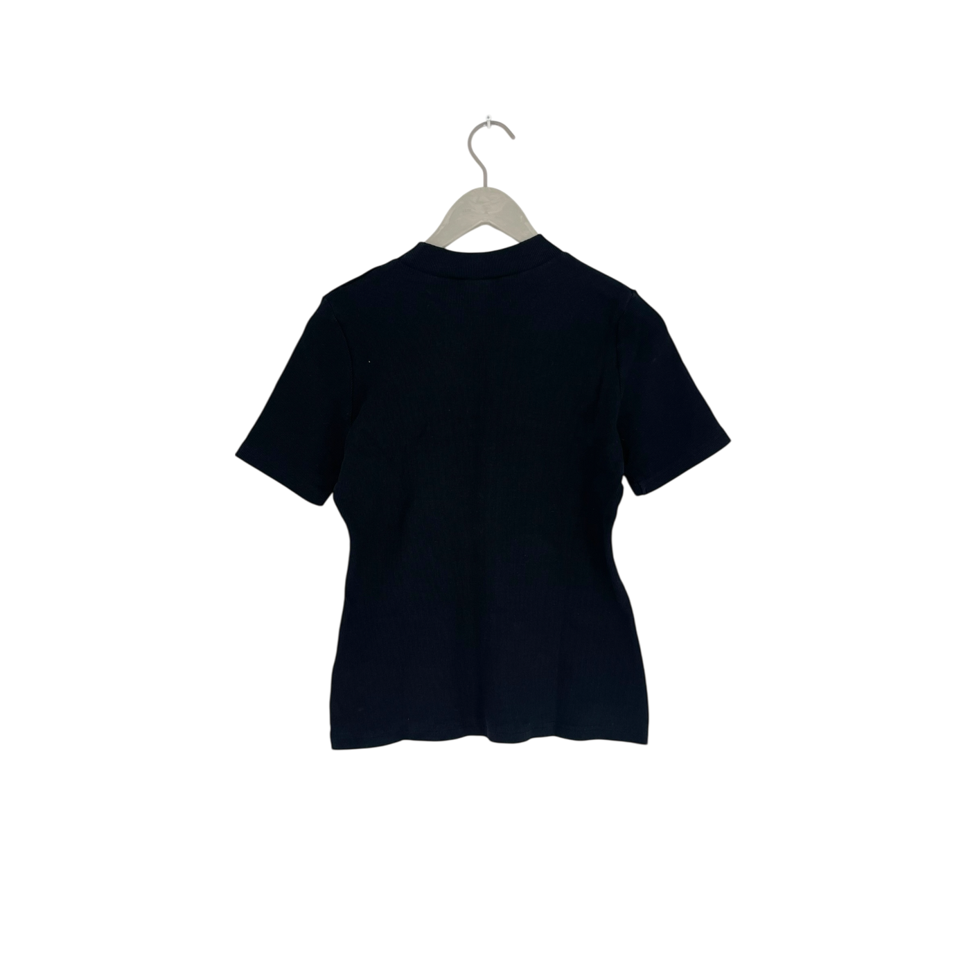 Aarre rib t-shirt, black | woman M