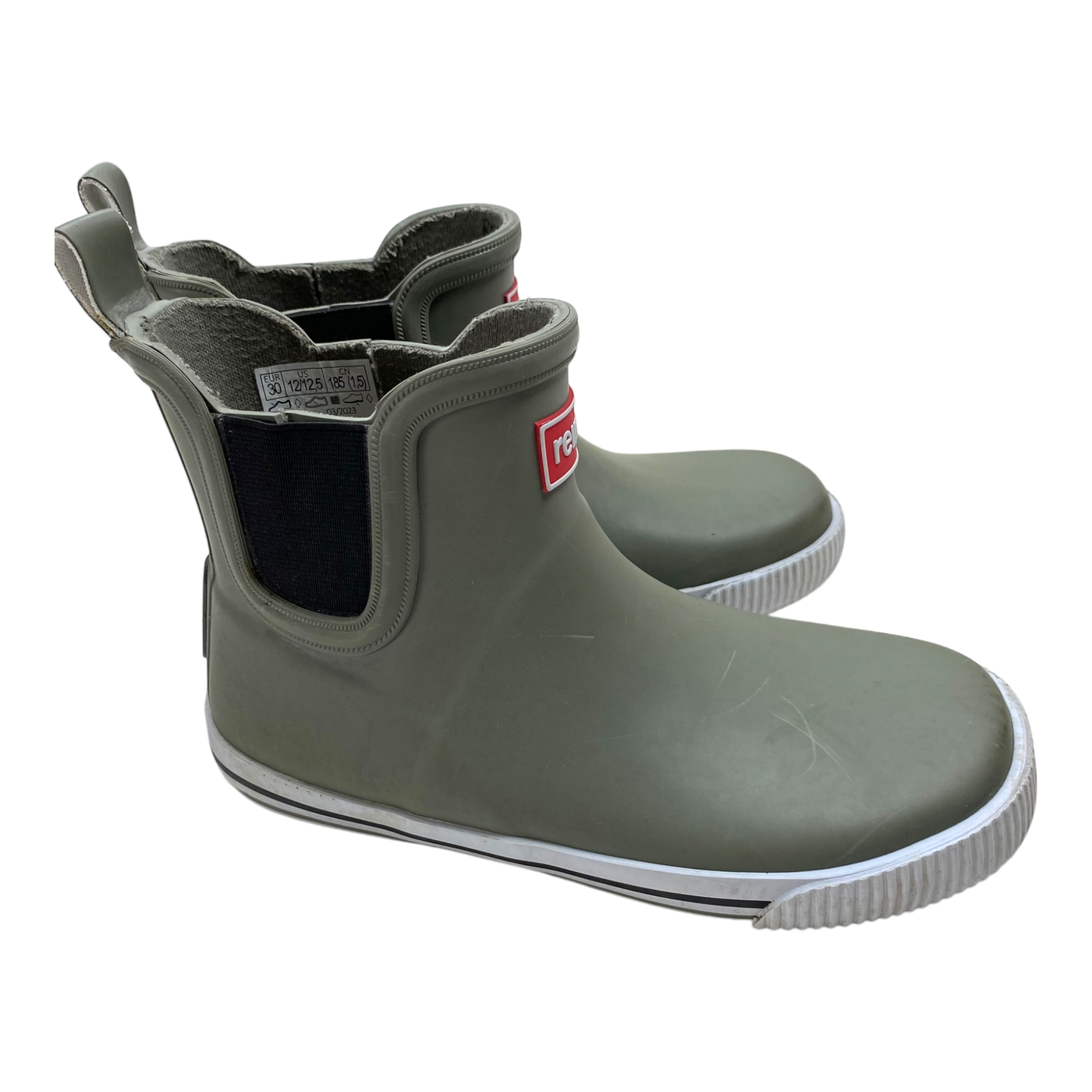 Reima ankles rain boots, moss green | 30