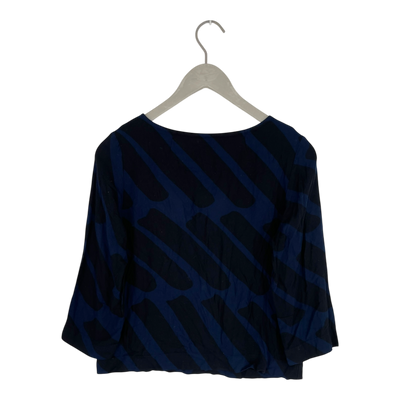 Marimekko gavotte staccato shirt, blue/black | woman 36