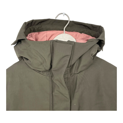 Embassy of Bricks and Logs albury coat, black olive | woman S