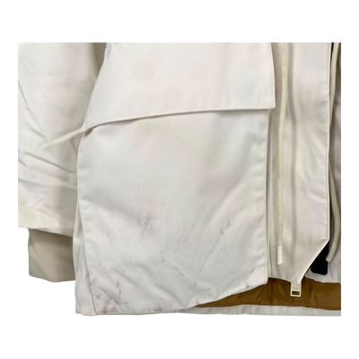 Embassy of Bricks and Logs norfolk parka, white | unisex S