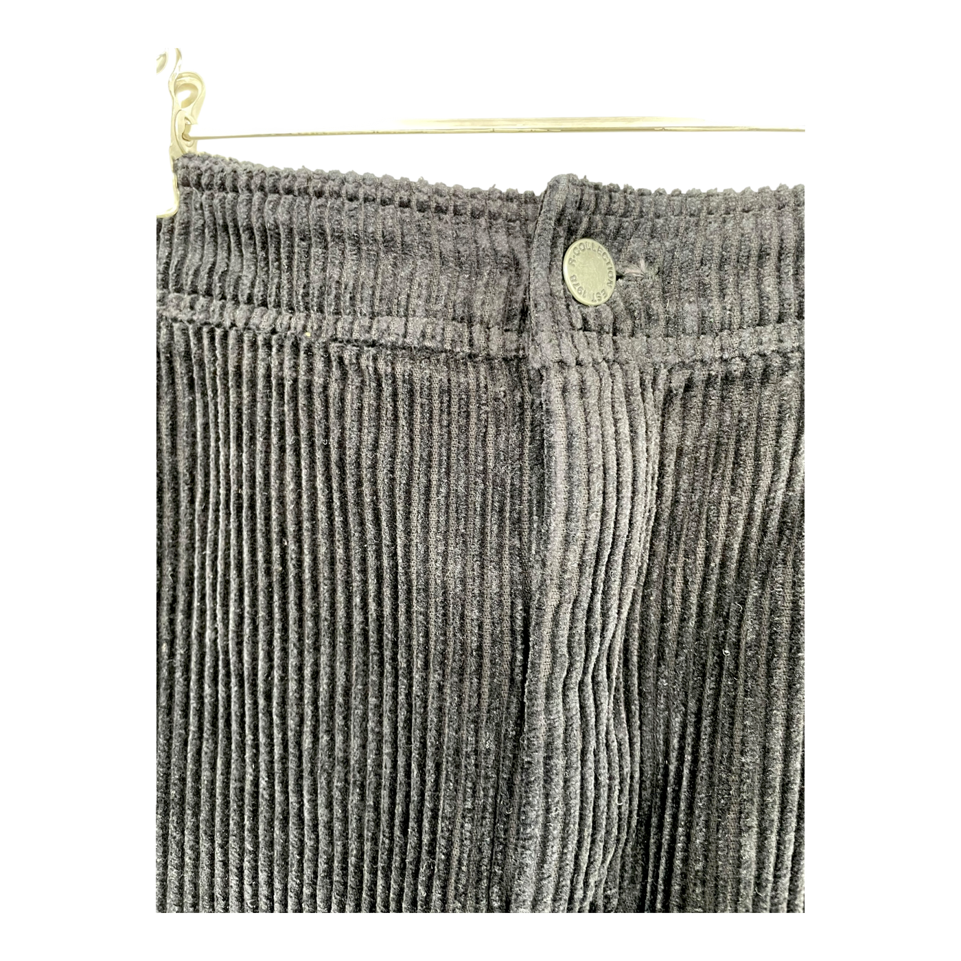 R-Collection corduroy skirt, black | woman L