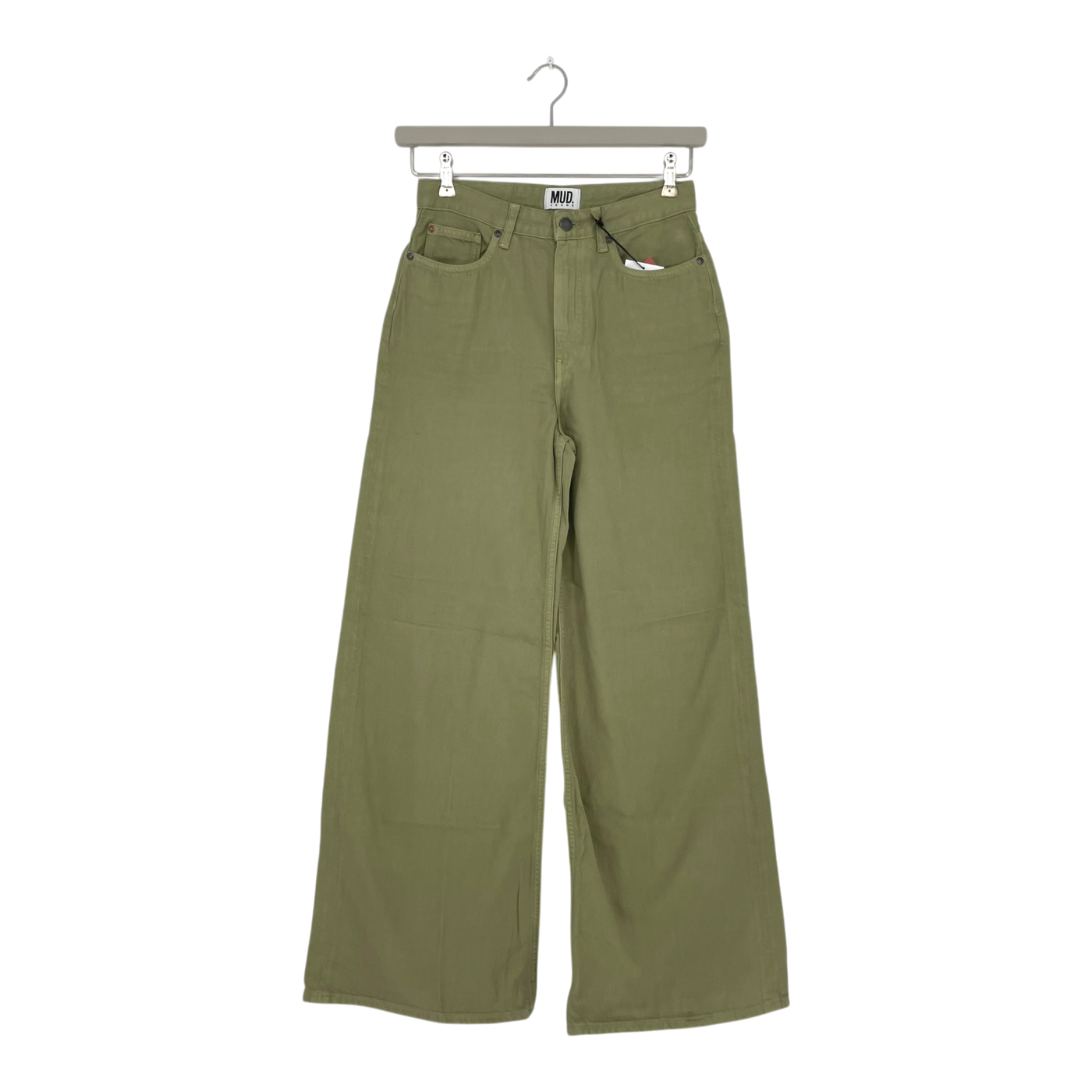 Mud Jeans Sara high jeans, olive | woman 26/32