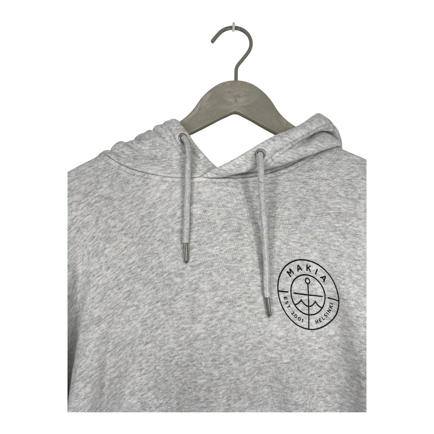 Makia hoodie, light grey | unisex XL
