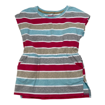 Reima t-shirt dress, stripes | 104cm