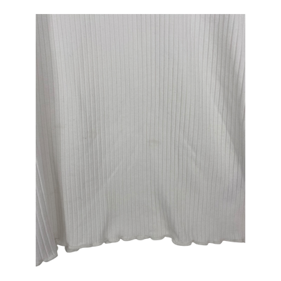 Kaiko rib turtleneck shirt, white | woman S