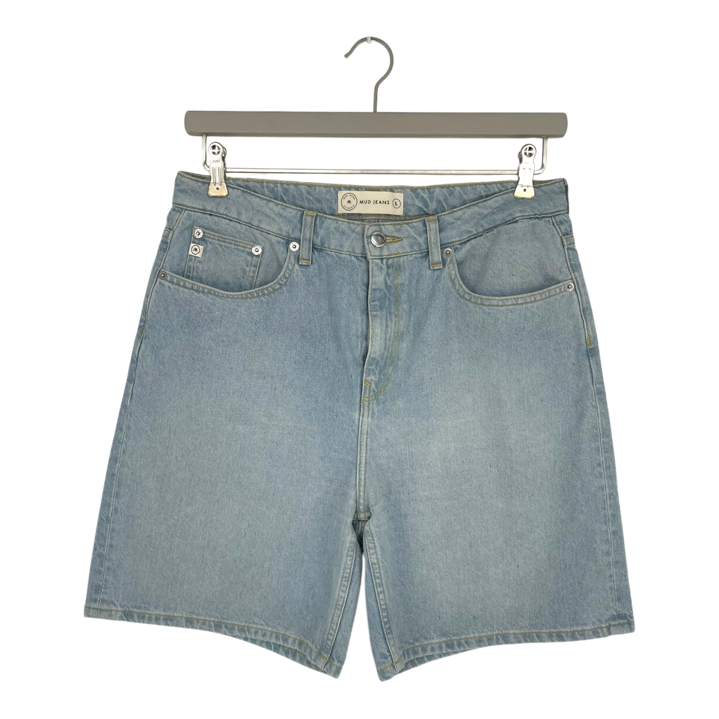 Mud Jeans beverly short, light blue | woman L