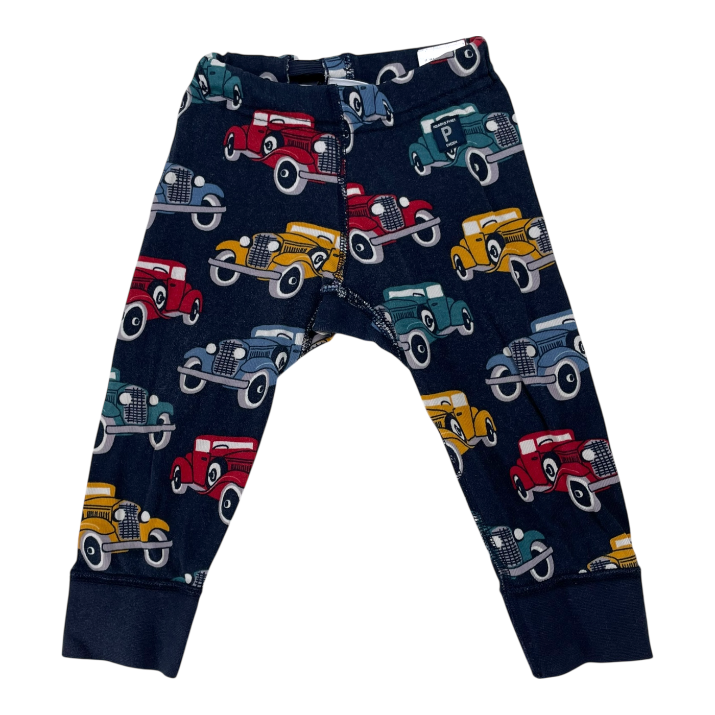 Polarn O. Pyret baby pants, cars | 80cm