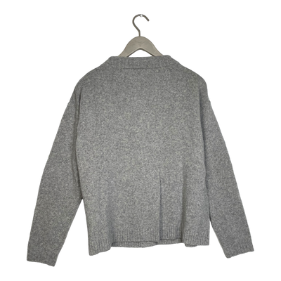 Papu merino wool cardigan, grey | women XS/S