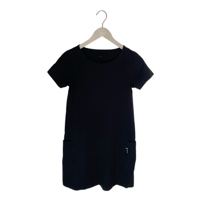 Ommellinen lea t-shirt tunic, black  | woman XS