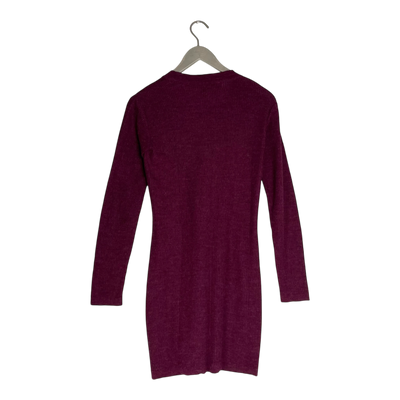 Alpa alpaca long cardigan, wine | woman S